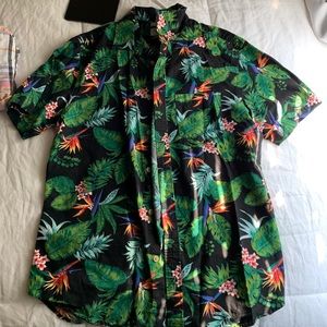 Tropical button up